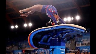 Simone Biles   Yurchenko Double Pike Vault Performance Tokyo Olympics