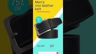 Men's non leather belt | best non leather belt