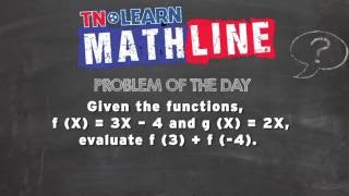 Evaluating Functions | Interpreting Function Notation | TNLearn | Mathline