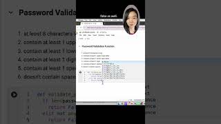 How to Write a Python Function to Validate Passwords #pythontutorial