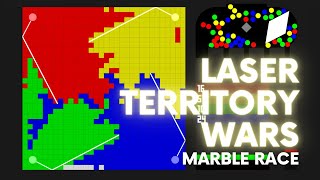 Laser Territory Wars! - Algodoo Marble Race