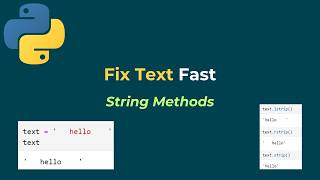 String Methods in Python Explained | Most Useful Methods | Strings in Python - Part 3