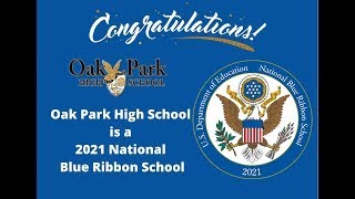 OPHS is a 2021 National Blue Ribbon School