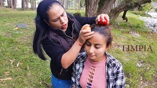 MARTHA PANGOL LIMPIA, ASMR NECK \u0026 SHOULDER MASSAGE, SPIRITUAL CLEANSING, CUENCA, LIMPIA ESPIRITUAL