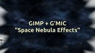 GIMP + G'MIC Space Tutorial