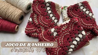 🎯4/6 FICOU SIMPLESMENTE PERFEITA ESSA COMBINAÇÃO DE CORES! 🤩 #vlog #croche #tapetedecroche