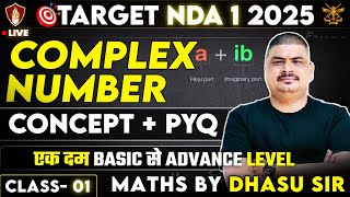 NDA 1 2025 Maths Preparation | Complex Number MCQ+PYQ | NDA Free Online Coaching Classes