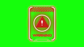 Warning ⛔️ Green Screen / Peligro ⚠️ Pantalla Verde