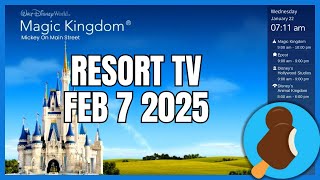 Disney World Resort TV | February 7 2025 | Mickey On Main Street