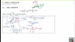 SA3C Ch25 微分 03 25 1切线斜率