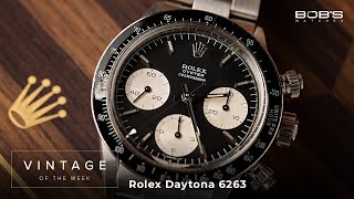 Vintage Rolex Daytona 6263 - Vintage of the Week Episode 1 | Bob's Watches