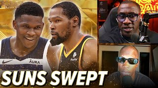Unc & Ocho react to Kevin Durant & Suns getting swept by Anthony Edwards & Timberwolves | Nightcap