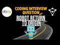 Robot Return to Origin - LeetCode 657 - JavaScript