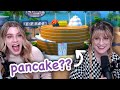 we tried making a diner but its PANCAKES in the sims 4