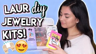 TESTING LAURDIY JEWERLY KITS! ARE THEY WORTH IT?! | LaurDIY Products Review