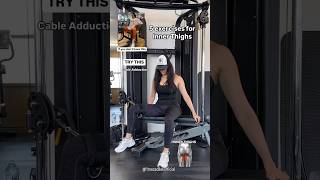 No hip adductor machine? No problem 😉 #adductor #innerthigh #innerthighs #innerthighworkout