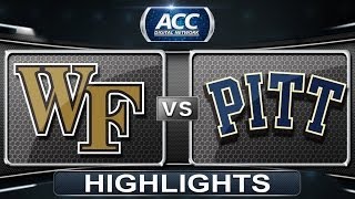 Wake Forest vs Pittsburgh | 2014 ACC Men's Basketball Tournament Highlights