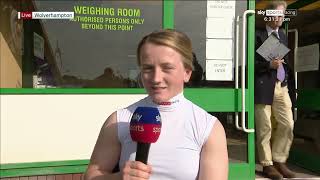HOLLIE DOYLE chats to Alex Hammond and Jason Weaver after winning her first Classic!