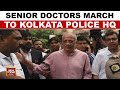 Senior Kolkata doctors march to Police HQ after notice over SM posts on Rape-Murder in Hospital