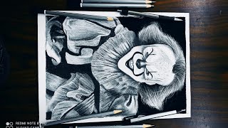 How To Draw Pennywise | How to draw joker | joker drawing | Skecth Saturday