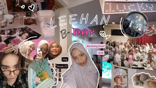 LEEHAN B-DAY CAFFE [Kpop birthday event —Onedoor vlog — Flowers — Pink— Blooming at 20 — Room 23]