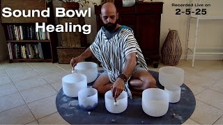 Sound Bowl Healing | 45 Mins - 2/5/25 | #432hz #SoundBowlHealing #PeaceAndLove