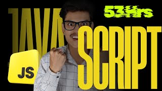 JavaScript MASTERCLASS in 1 Video