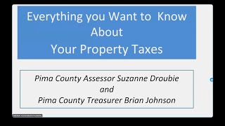 Pima County: Everything You Want to Know About Property Taxes