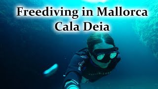 Freediving in Mallorca - Cala Deia - with Apnea Balear