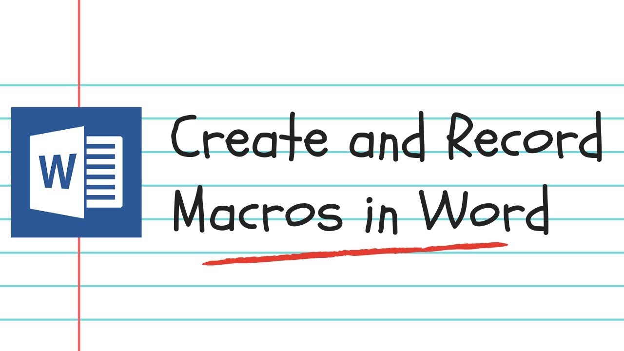 Word Macros Tutorial Youtube