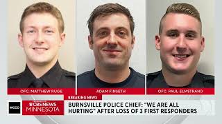 Law enforcement discuss killings of 3 Burnsville first responders