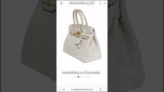 Kim Kardashian roasted for selling her ‘dirty’ Birkin bag for $70K #shorts