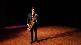 Bach - Prelude from Cello Suite No. 2 (baritone sax)