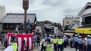 2023年7月9日 成田祇園祭 成田山交道会 総引き