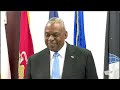 defense secretary lloyd austin speaks out in miami