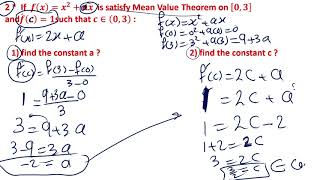 video 3 12 A 3 10 The Mean Value Theorem