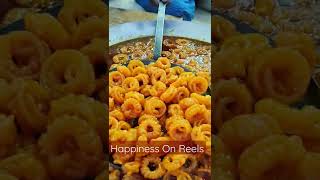 Imarti Making😋😱 Famous Sweets 🤤😍#shorts #sweets #imarti #streetfood #mithai #happinessonreels