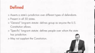Module 2.6: Long Arm Statutes