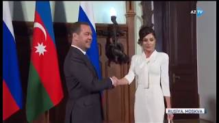Birinci vitse-prezident Mehriban Əliyeva Rusiya Hökumətinin sədri ilə görüşüb