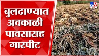 Buldhana Unseasonal Rain | बुलढाण्यात अवकाळी पावसासह गारपीटीचं थैमान, शेतकऱ्यांचं नुकसान