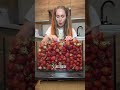 strawberry 40 l mukbang crazyfood foodtiktok asmrfood food testing