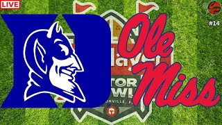 DUKE vs OLE MISS GATOR BOWL LIVE GAME CAST \u0026 AUDIO