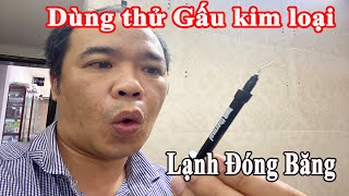 Test Keo tản nhiệt gấu đỏ kim loại , đóng băng máy tính