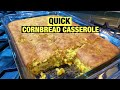 QUICK CORNBREAD CASSEROLE RECIPE | 6 INGREDIENTS