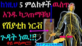 ከነዚህ 5 ምልክቶች ዉስጥ አንዱ ካጋጠማቹህ የሽያቲክ ነርቭ-ጉዳት ነዉ💯% እዩት ይጠቅማቹሀል❗