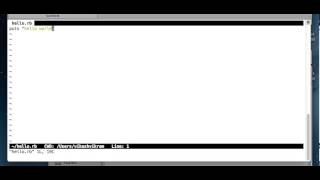 Ruby.2 - Three ways to print Hello wold