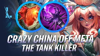 *CRAZY* OFF META CHINA! LILLIA BARON LANE IS THE TANK KILLER! | RiftGuides | WildRift