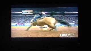 Barrel racing 2012 NFR Round 7
