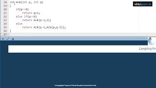 CL140 To implement Ackermann function using recursion