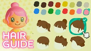 UNLOCK ALL HAIRSTYLES & COLORS (Animal Crossing New Horizons Beginner Guide)